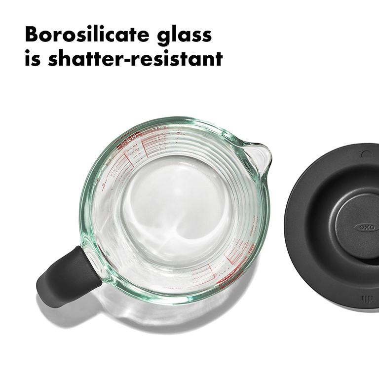 500ml Glass Measuring Cup with Lid by Oxo Good Grips - Image 3