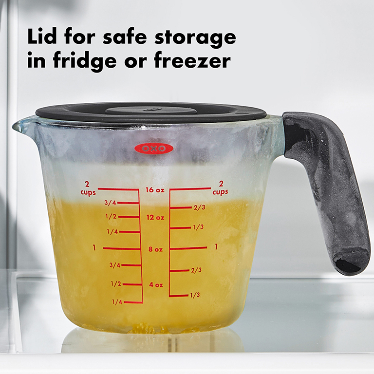 500ml Glass Measuring Cup with Lid by Oxo Good Grips - Image 5