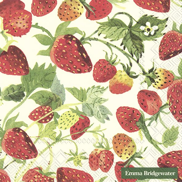 IHR Strawberries Napkins by Emma Bridgewater