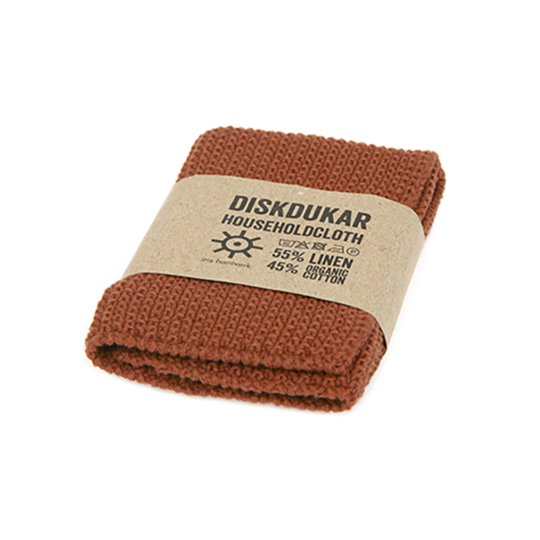 Dishcloth by Iris Hantverk - Mid Brown
