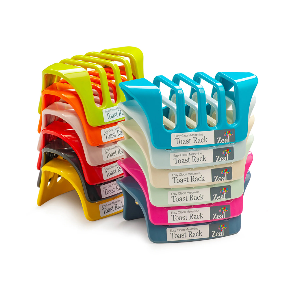 Melamine Four Slice Toast Rack